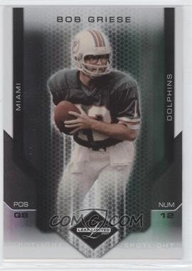 2007 Leaf Limited - [Base] - Spotlight Silver #106 - Bob Griese /20