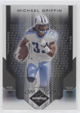 2007 Leaf Limited - [Base] - Spotlight Silver #256 - Rookie - Michael Griffin /20