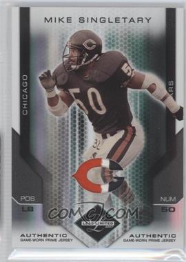 2007 Leaf Limited - [Base] - Threads Team Logo Prime #168 - Mike Singletary /10