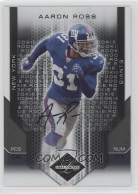2007 Leaf Limited - [Base] #257 - Rookie - Aaron Ross /299