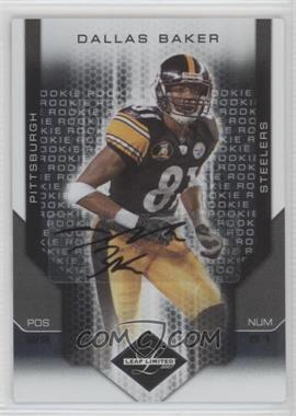 2007 Leaf Limited - [Base] #293 - Rookie - Dallas Baker /299