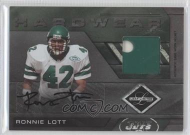 2007 Leaf Limited - Hardwear Helmets - Autographs #H-4 - Ronnie Lott /25