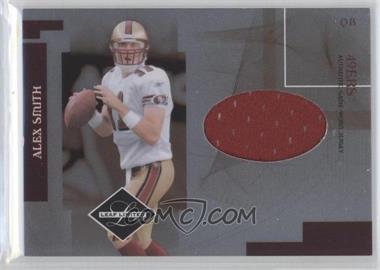 2007 Leaf Limited - Jumbo Jerseys - Team Logo #J-6 - Alex Smith /50