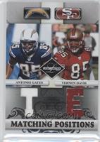 Antonio Gates, Vernon Davis #/100