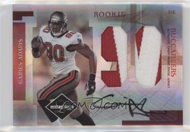 2007 Leaf Limited - Rookie Jumbo Jerseys - Jersey Number Prime Signatures #RJ-31 - Gaines Adams /5