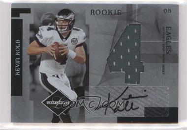 2007 Leaf Limited - Rookie Jumbo Jerseys - Jersey Number Signatures #RJ-19 - Kevin Kolb /25