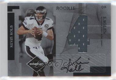 2007 Leaf Limited - Rookie Jumbo Jerseys - Jersey Number Signatures #RJ-19 - Kevin Kolb /25