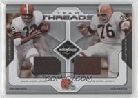 Jim Brown, Lou Groza #/100