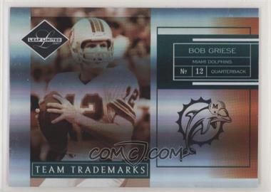 2007 Leaf Limited - Team Trademarks - Holofoil #TT-31 - Bob Griese /25