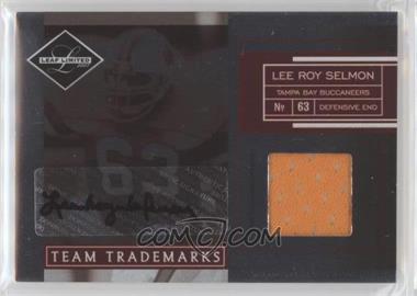 2007 Leaf Limited - Team Trademarks - Materials Signatures #TT-11 - Leroy Selmon /25 [EX to NM]