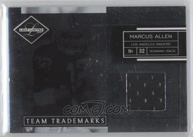 2007 Leaf Limited - Team Trademarks - Materials #TT-38 - Marcus Allen /99