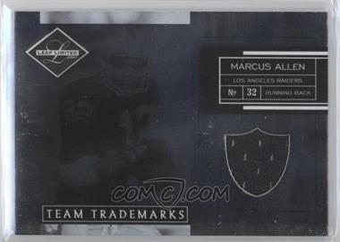 2007 Leaf Limited - Team Trademarks - Team Logo Materials #TT-38 - Marcus Allen /50
