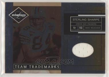 2007 Leaf Limited - Team Trademarks - Team Logo Materials #TT-8 - Sterling Sharpe /50