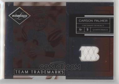 2007 Leaf Limited - Team Trademarks - Team Logo Materials #TT-9 - Carson Palmer /50