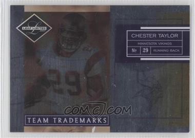 2007 Leaf Limited - Team Trademarks #TT-7 - Chester Taylor /100