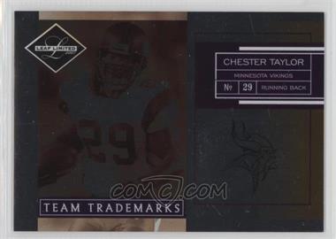 2007 Leaf Limited - Team Trademarks #TT-7 - Chester Taylor /100