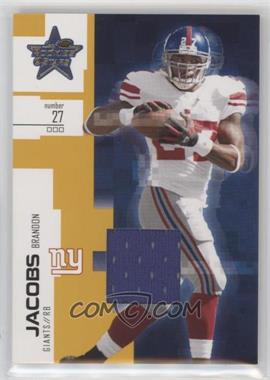 2007 Leaf Rookies & Stars - [Base] - Gold Materials #7 - Brandon Jacobs