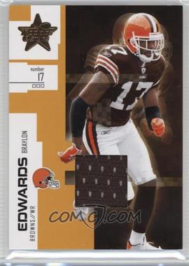 2007 Leaf Rookies & Stars - [Base] - Gold Materials #72 - Braylon Edwards