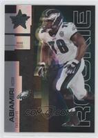 Rookie - Victor Abiamiri #/10