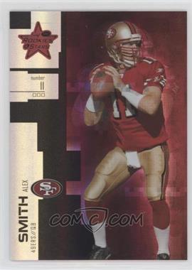 2007 Leaf Rookies & Stars - [Base] - Longevity Parallel Black #46 - Alex Smith /25