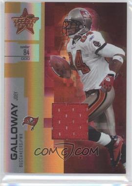 2007 Leaf Rookies & Stars - [Base] - Longevity Parallel Gold Materials #38 - Joey Galloway /250