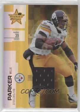 2007 Leaf Rookies & Stars - [Base] - Longevity Parallel Gold Materials #75 - Willie Parker /50