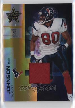 2007 Leaf Rookies & Stars - [Base] - Longevity Parallel Gold Materials #78 - Andre Johnson /250