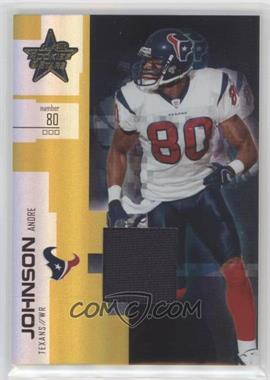 2007 Leaf Rookies & Stars - [Base] - Longevity Parallel Gold Materials #78 - Andre Johnson /250