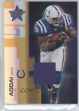 2007 Leaf Rookies & Stars - [Base] - Longevity Parallel Gold Materials #81 - Joseph Addai /250