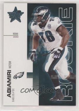 2007 Leaf Rookies & Stars - [Base] #189 - Rookie - Victor Abiamiri /999