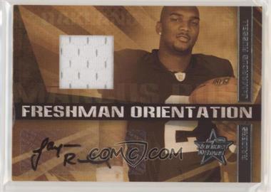 2007 Leaf Rookies & Stars - Freshman Orientation Materials - Jerseys Signatures #FO-12 - JaMarcus Russell /10