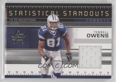 2007 Leaf Rookies & Stars - Statistical Standouts Materials #SS-15 - Terrell Owens /245