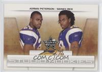 Adrian Peterson, Sidney Rice