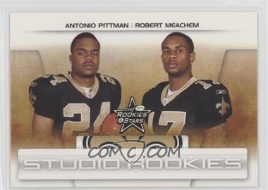 2007 Leaf Rookies & Stars - Studio Rookies #SR-43 - Robert Meachem, Antonio Pittman