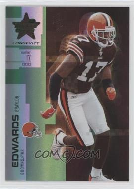 2007 Leaf Rookies & Stars Longevity - [Base] - Emerald #72 - Braylon Edwards /49