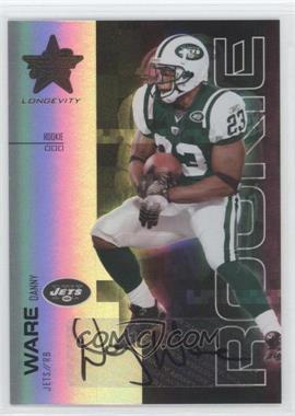 2007 Leaf Rookies & Stars Longevity - [Base] - Holofoil Signatures #132 - Rookie - Danny Ware /50