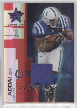 2007 Leaf Rookies & Stars Longevity - [Base] - Ruby Materials #81 - Joseph Addai /250