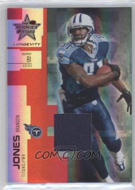 2007 Leaf Rookies & Stars Longevity - [Base] - Ruby Materials #89 - Brandon Jones /250