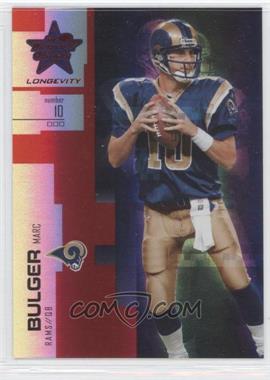 2007 Leaf Rookies & Stars Longevity - [Base] - Ruby #43 - Marc Bulger /249