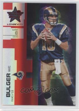 2007 Leaf Rookies & Stars Longevity - [Base] - Ruby #43 - Marc Bulger /249