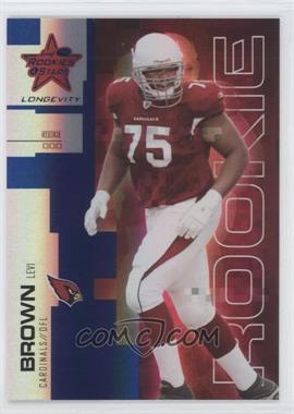 2007 Leaf Rookies & Stars Longevity - [Base] - Sapphire #163 - Rookie - Levi Brown /99