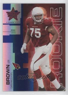 2007 Leaf Rookies & Stars Longevity - [Base] - Sapphire #163 - Rookie - Levi Brown /99