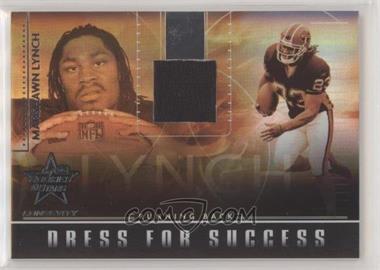 2007 Leaf Rookies & Stars Longevity - Dress for Success Materials - Shoes #DS-4 - Marshawn Lynch /55