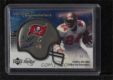 2007 NFL Sweet Spot - Signatures Tier 3 - Silver 50 #SSS-CW - Carnell Williams /50