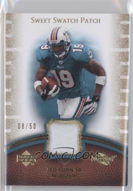 2007 NFL Sweet Spot - Sweet Swatch Jerseys - Patch #SS-TG - Ted Ginn /50