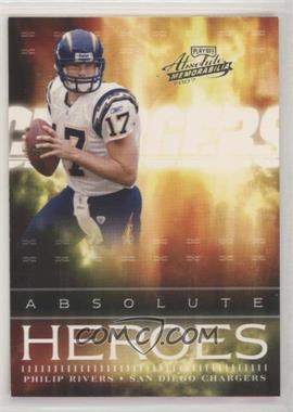 2007 Playoff Absolute Memorabilia - Absolute Heroes #AH-16 - Philip Rivers /100