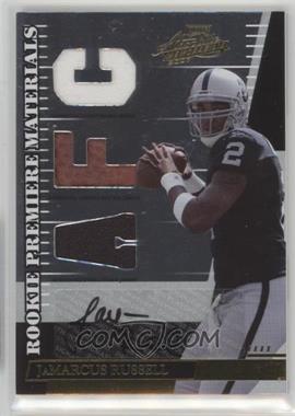 2007 Playoff Absolute Memorabilia - [Base] - Die-Cut AFC/NFC Signatures #251 - Rookie Premiere Materials - JaMarcus Russell /25