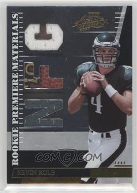 2007 Playoff Absolute Memorabilia - [Base] - Die-Cut AFC/NFC #264 - Rookie Premiere Materials - Kevin Kolb /50