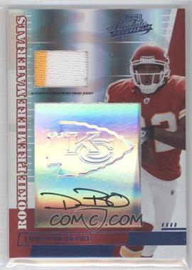 2007 Playoff Absolute Memorabilia - [Base] - Embossed Hologram Prime Signatures #261 - Rookie Premiere Materials - Dwayne Bowe /10