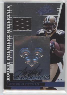 2007 Playoff Absolute Memorabilia - [Base] - Embossed Hologram Signatures #283 - Rookie Premiere Materials - Antonio Pittman /25